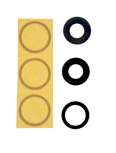 Picture of iPhone 12 Pro Medium Hole Camera Lens w/Adhesive Tape (10 Pcs) (Aftermarket)