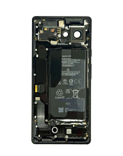 Picture of Housing Frame w/ Small Components Pre-Installed for Google Pixel 6 (STORMY BLACK) (OEM Pull C Grade)