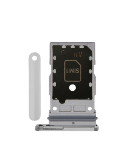 Picture of Dual Sim Card Tray for Galaxy S24 / S24 Plus (MARBLE GRAY)