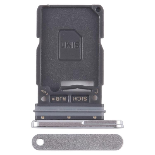 Picture of Dual Sim Card Tray for Galaxy S25 Ultra (SILVER)