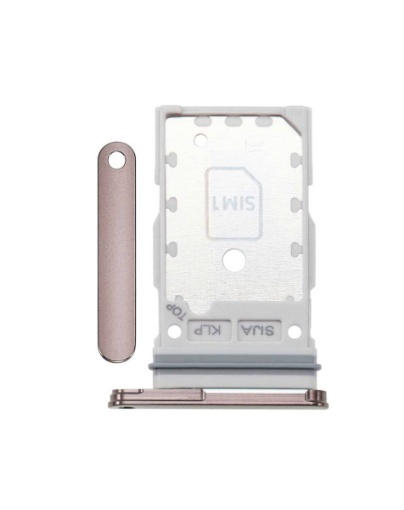 Picture of Dual Sim Card Tray for Galaxy S22 / S22 Plus (PINK GOLD)