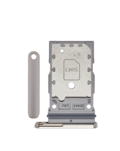 Picture of Dual Sim Card Tray for Galaxy S23 Ultra (CREAM)