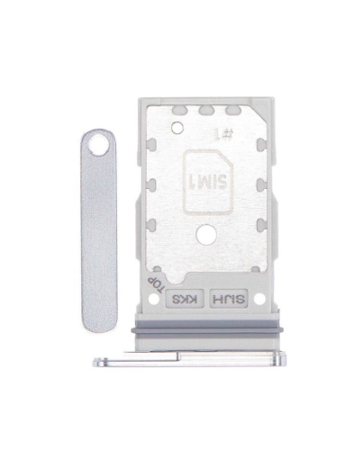 Picture of Dual Sim Card Tray for Galaxy S22 Ultra 5G (PHANTOM WHITE)