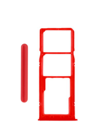 Picture of Dual Sim Card Tray for Galaxy A50 (A505) / A30 (A305) / A20 (A205) (RED)