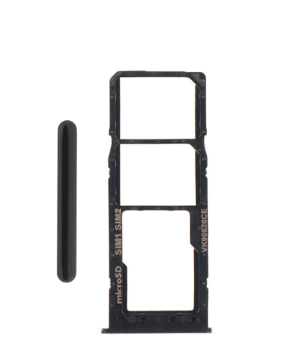 Picture of Dual Sim Card Tray for Galaxy A10 (A105) (BLACK)