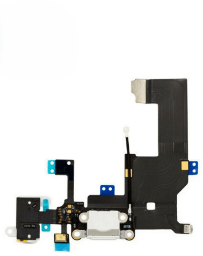 Picture of Charging Port Flex Cable with Headphone Jack (WHITE) for iPhone 5 (Premium)