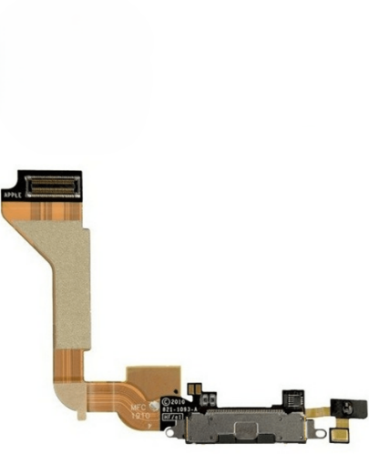 Picture of Charging Port Flex Cable for iPhone 4 GSM (BLACK) (Premium)