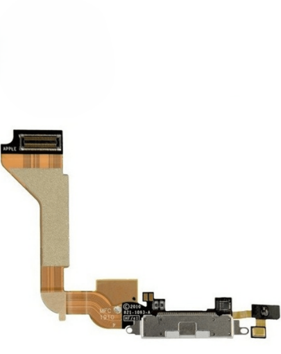 Picture of Charging Port Flex Cable for iPhone 4 GSM (WHITE) (Premium)