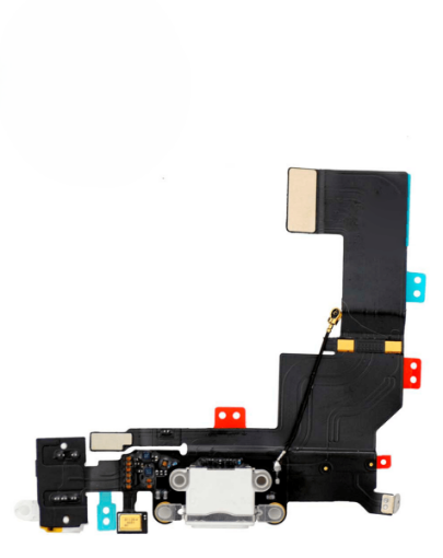 Picture of Charging Port Flex Cable for iPhone 5S (WHITE) (Premium)
