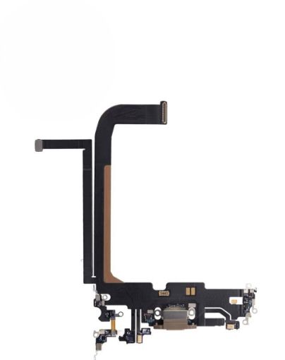 Picture of Charging Port Flex Cable for iPhone 13 Pro Max (GOLD) (Premium)