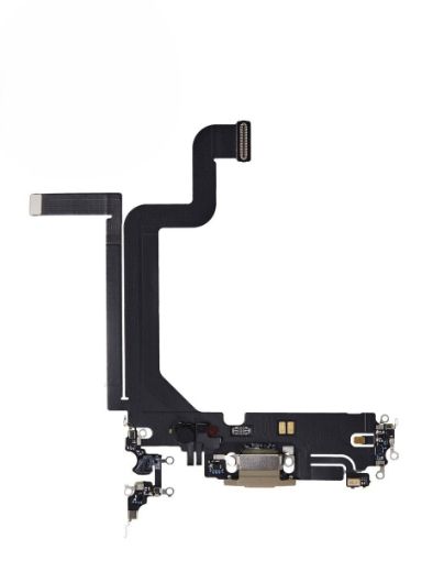 Picture of Charging Port Flex Cable for iPhone 14 Pro Max (GOLD) (Premium)