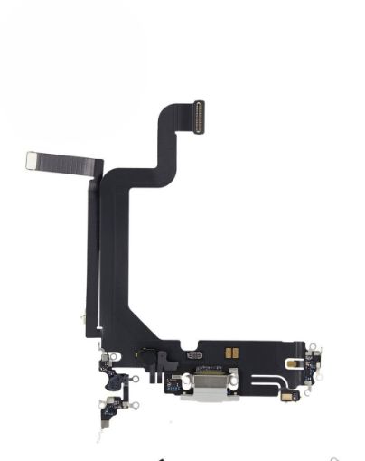 Picture of Charging Port Flex Cable for iPhone 14 Pro Max (SILVER) (Aftermarket)
