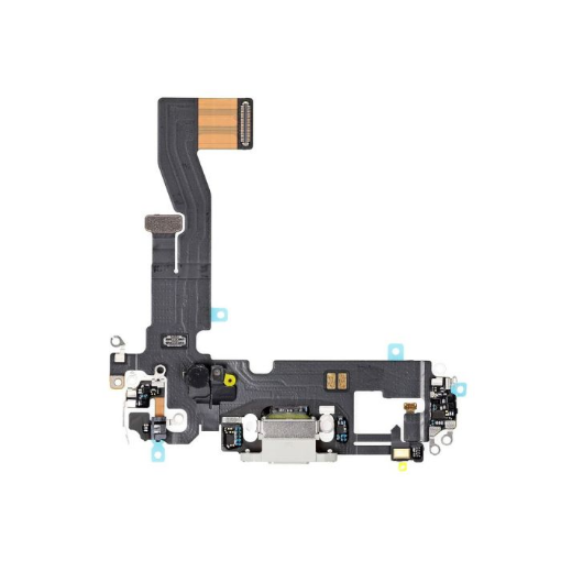 Picture of Charging Port Flex Cable for iPhone 12 Pro / 12 (SILVER) (Aftermarket)