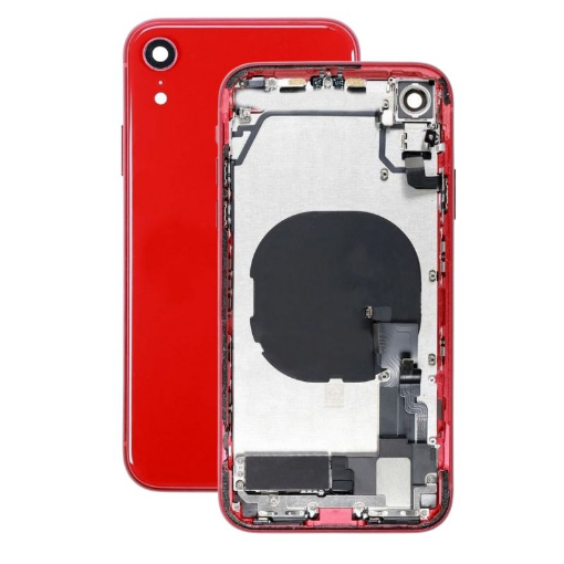 Picture of Back Housing Frame with Small Components Pre-Installed for iPhone XR (RED) (OEM Pull B Grade)