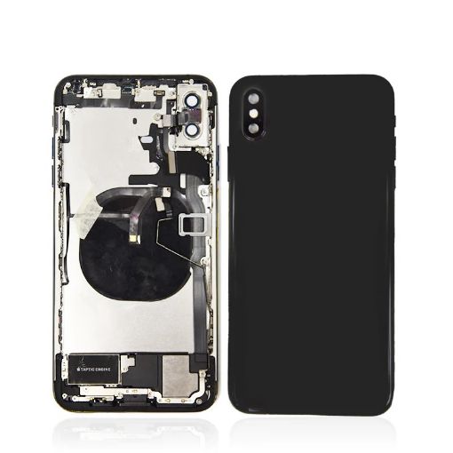 Picture of Back Housing Frame with Small Components Pre-Installed for iPhone XS Max (NO LOGO) (SPACE GRAY)