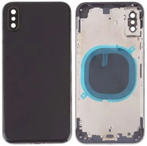 Picture of Back Housing Frame with Small Components Pre-Installed for iPhone XS Max (SPACE GRAY) (OEM Pull B Grade)