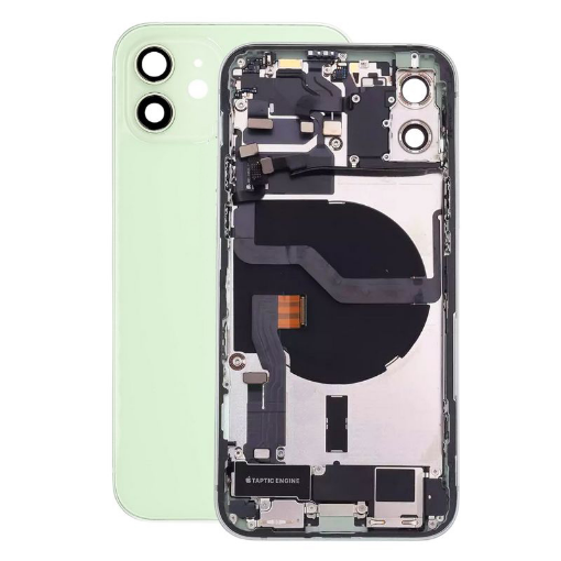 Picture of Back Housing Frame with Small Components Pre-Installed for iPhone 12 (GREEN) (OEM Pull B Grade)