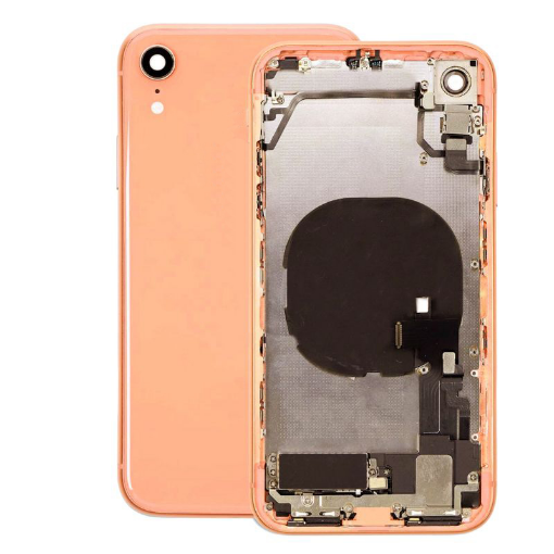 Picture of Back Housing Frame with Small Components Pre-Installed for iPhone XR (CORAL) (OEM Pull A Grade)