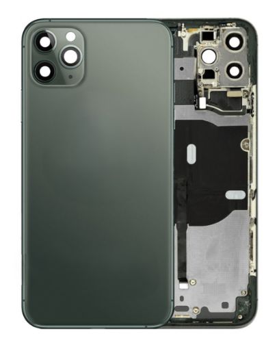 Picture of Back Housing Frame (MIDNIGHT GREEN) (OEM Pull A Grade) with Small Components Pre-Installed for iPhone 11 Pro Max
