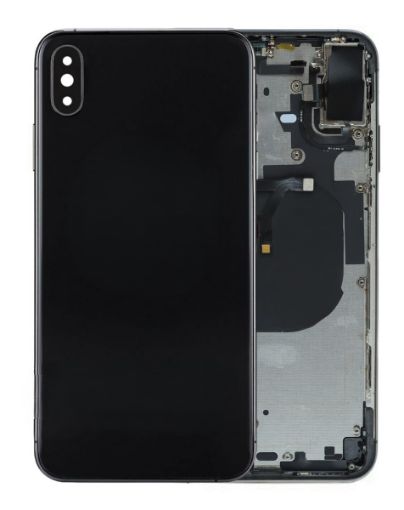 Picture of Back Housing Frame (SPACE GRAY) (OEM Pull A Grade) for iPhone XS with Small Components Pre-Installed