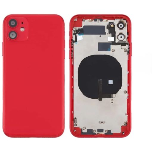 Picture of Back Housing Frame with Small Components Pre-Installed for iPhone 11 (RED) (OEM Pull B Grade)