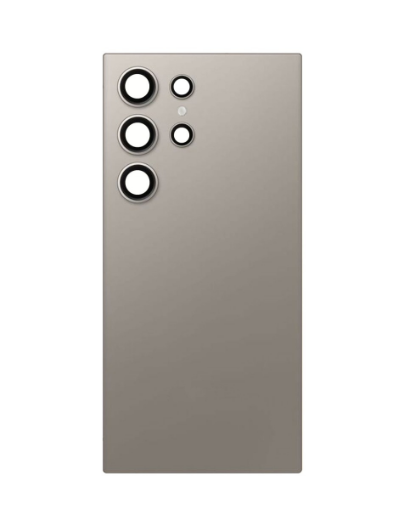 Picture of Back Glass with Camera Lens for Galaxy S24 Ultra (US / International) (Service Pack) (Titanium Gray)