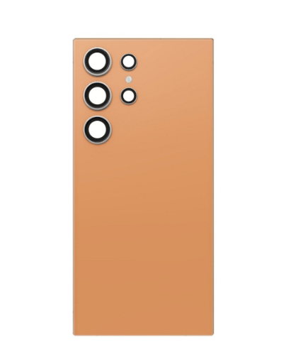 Picture of Back Glass with Camera Lens for Galaxy S24 Ultra (US / International) (Service Pack) (Titanium Orange)