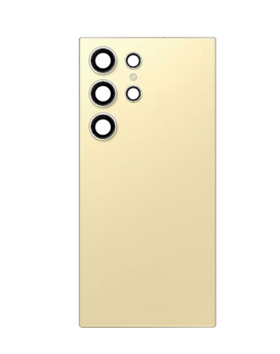 Picture of Back Glass with Camera Lens for Galaxy S24 Ultra (US / International) (Service Pack) (Titanium Yellow)