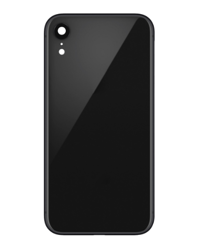 Picture of Back Glass with Camera Lensfor iPhone XR (NO LOGO) (BLACK)