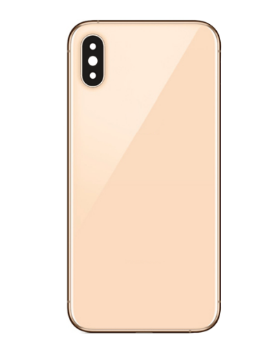 Picture of Back Glass with Camera Lensfor iPhone XS (NO LOGO) (GOLD)