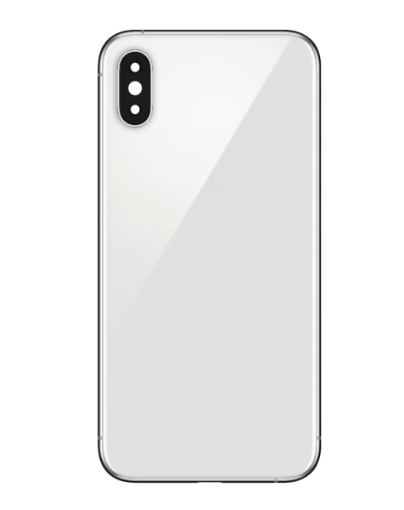 Picture of Back Glass with Camera Lensfor iPhone XS (NO LOGO) (SILVER)