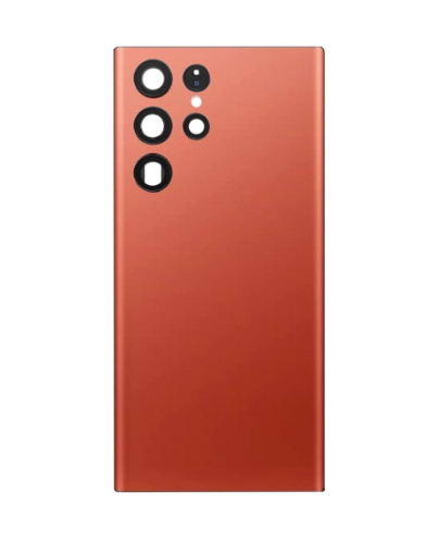 Picture of Back Glass with Camera Lens for Galaxy S22 Ultra (US / International) (Service Pack) (Red)