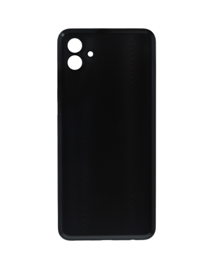 Picture of Back Glass with Camera Lens and Adhesive for Galaxy A04 (A045 / 2022) (NO LOGO) (BLACK)