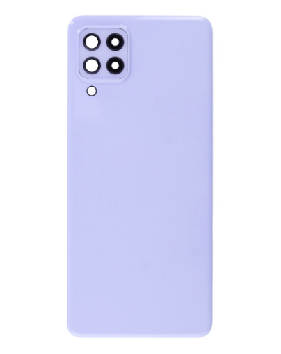 Picture of Back Glass with Camera Lens and Adhesive for Galaxy A22 4G (A225 / 2021) (NO LOGO) (VIOLET)