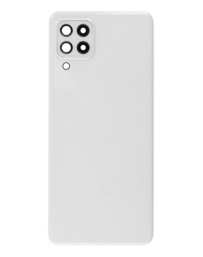 Picture of Back Glass with Camera Lens and Adhesive for Galaxy A22 4G (A225 / 2021) (NO LOGO) (WHITE)