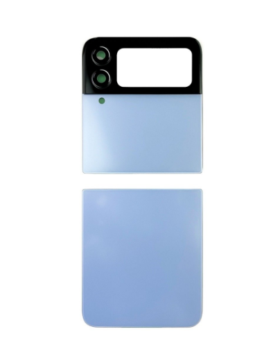 Picture of Back Glass for Galaxy Z Flip 4 F721 (2 Piece Set) (NO LOGO) (BLUE)