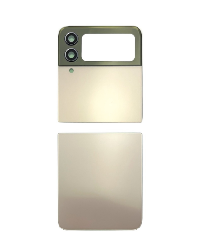 Picture of Back Glass for Galaxy Z Flip 4 F721 (2 Piece Set) (NO LOGO) (GOLD)