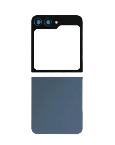 Picture of Back Glass for Galaxy Z Flip 5 F731 (NO LOGO) (BLUE)