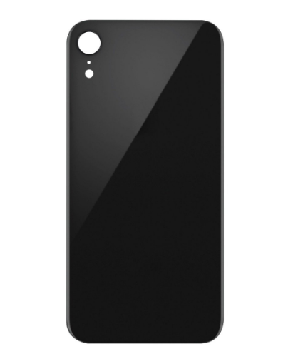 Picture of Back Glass with Bigger Camera Hole for iPhone XR (NO LOGO) (BLACK)