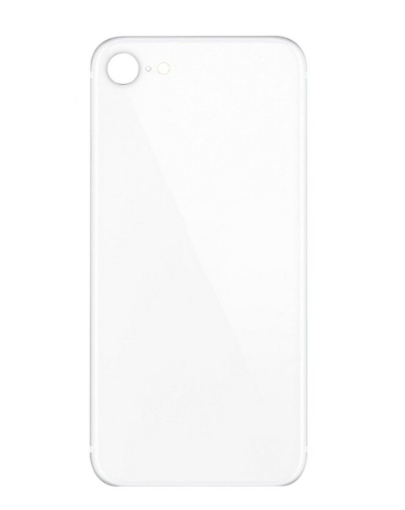 Picture of Back Glass with Bigger Camera Hole for iPhone SE 2020 (NO LOGO) (WHITE)