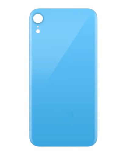 Picture of Back Glass with Bigger Camera Hole for iPhone XR (NO LOGO) (BLUE)