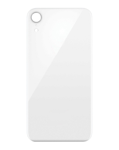 Picture of Back Glass with Bigger Camera Hole for iPhone XR (NO LOGO) (WHITE)