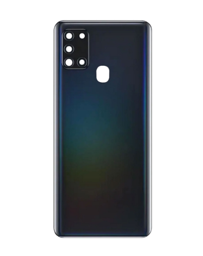 Picture of Back Glass for Galaxy A21s (A217 / 2020) (NO LOGO) (BLACK)