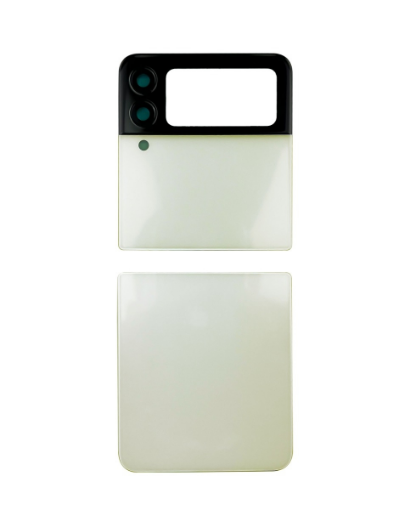Picture of Back Glass for Galaxy Z Flip 3 F711 (2 Piece Set) (NO LOGO) (CREAM)