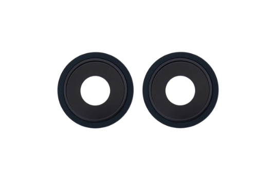 Picture of Back Camera Lens with Bracket for iPhone 13 / 13 Mini (BLACK) (2 Piece Set) (Premium)