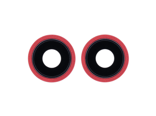 Picture of Back Camera Lens with Bracket for iPhone 13 / 13 Mini (RED) (2 Piece Set) (Premium)