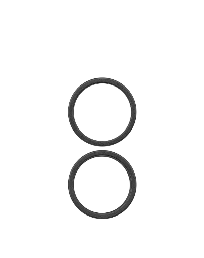Picture of Back Camera Bezel Ring for iPhone 16 / 16 Plus (BLACK) (2 Piece Set)