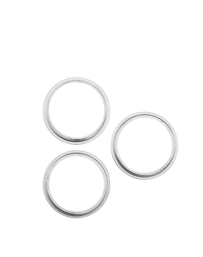 Picture of Back Camera Bezel Ring for iPhone 16 Pro / 16 Pro Max (WHITE TITANIUM) (3 Piece Set)