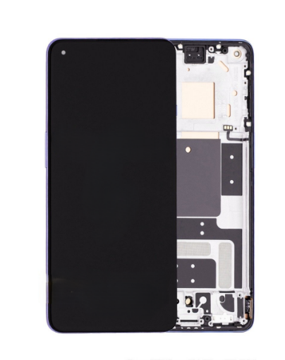 Picture of OLED Assembly with Frame for OnePlus 9 (PURPLE) (US Version) (Premium)