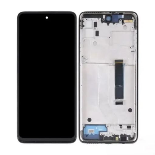 Picture of LCD Assembly with Frame for Motorola Moto G 5G (XT2113-3 / 2020) (GRAY) (Premium)